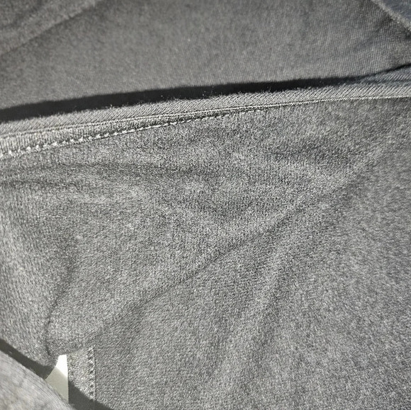 Express V-Neck Faux Wrap Open Shoulder Sweatshirt - Picture 3 of 5